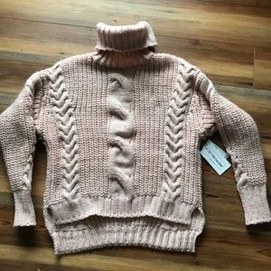 For The Republic sweater, Women's M, Dusty Pink